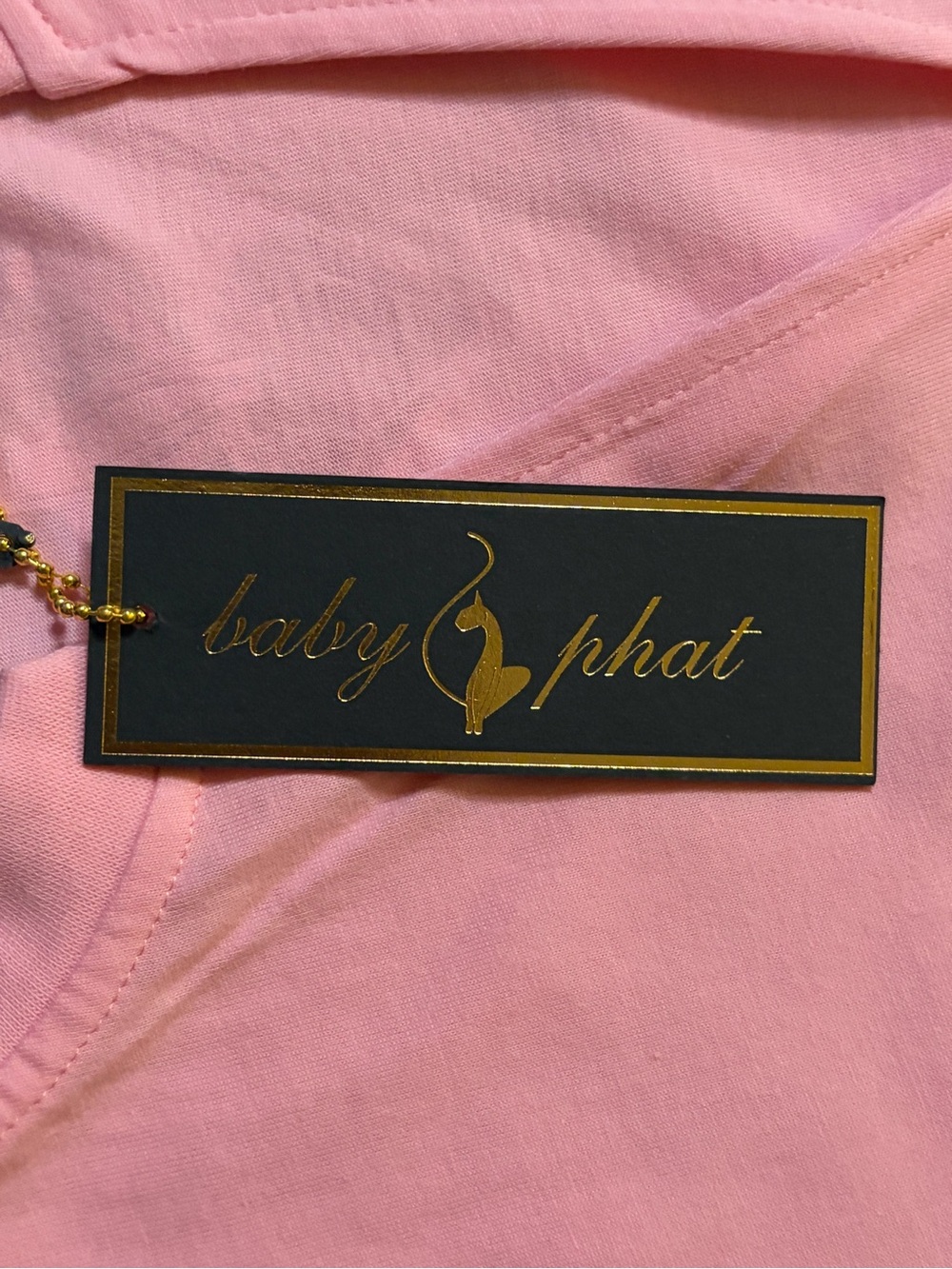 Baby Phat Pink V Neck Tee - Picture 5 of 5